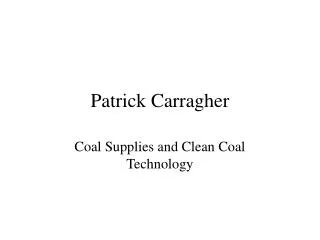 Patrick Carragher