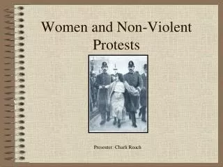 Women and Non-Violent Protests