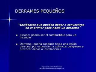 derrames peque os