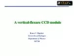 A vertical-flexure CCD module - slide 1