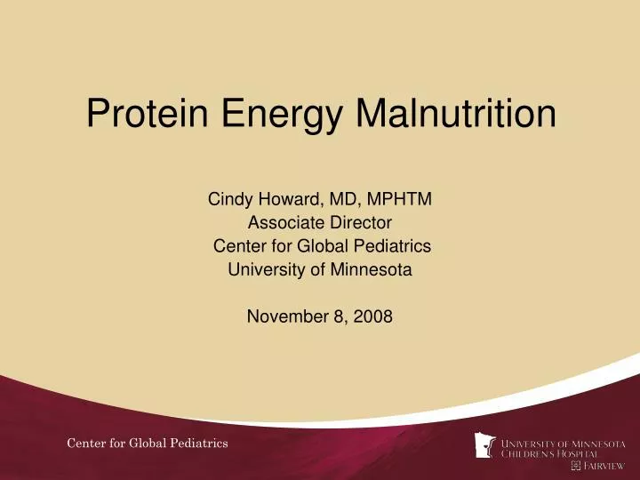 protein energy malnutrition