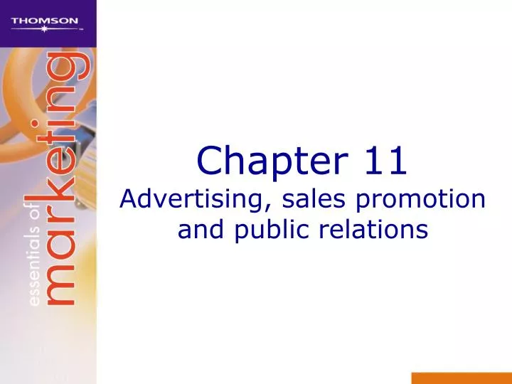 chapter 11 advertising sales promotion and public relations