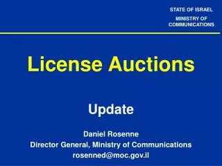 License Auctions