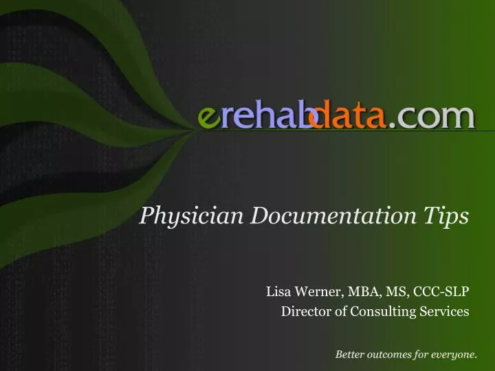 physician documentation tips