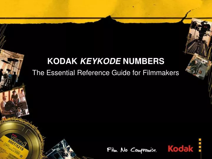 kodak keykode numbers