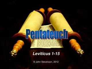 Leviticus 1-15