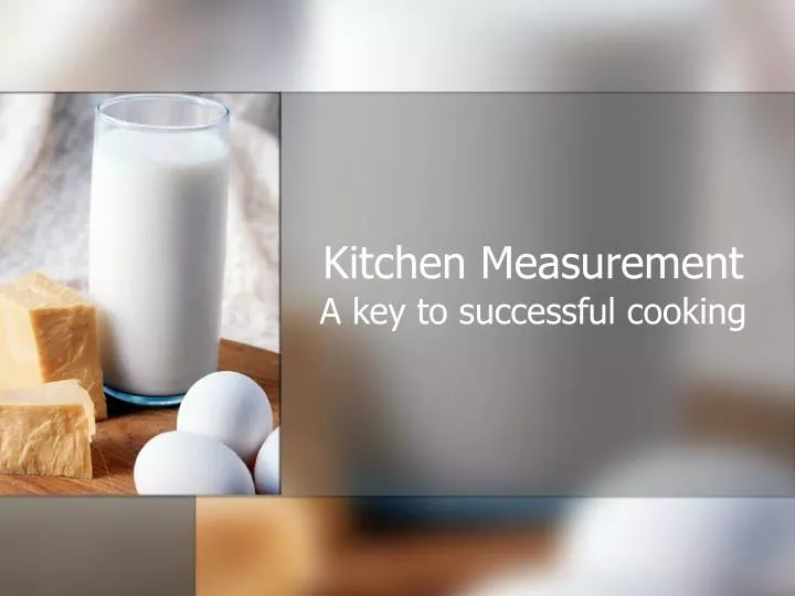 kitchen measurement