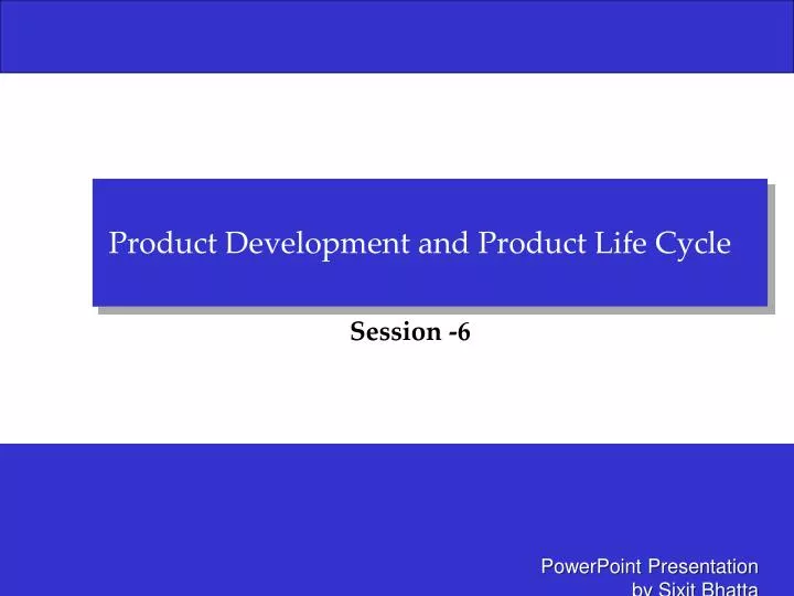 product development and product life cycle