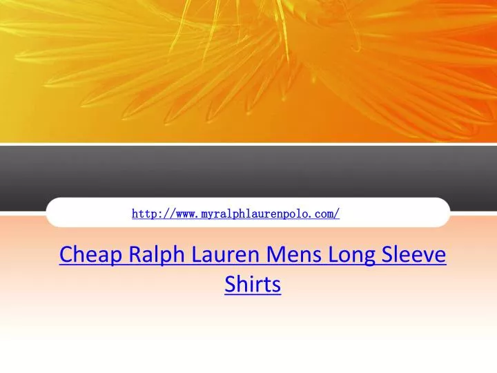 cheap ralph lauren mens long sleeve shirts