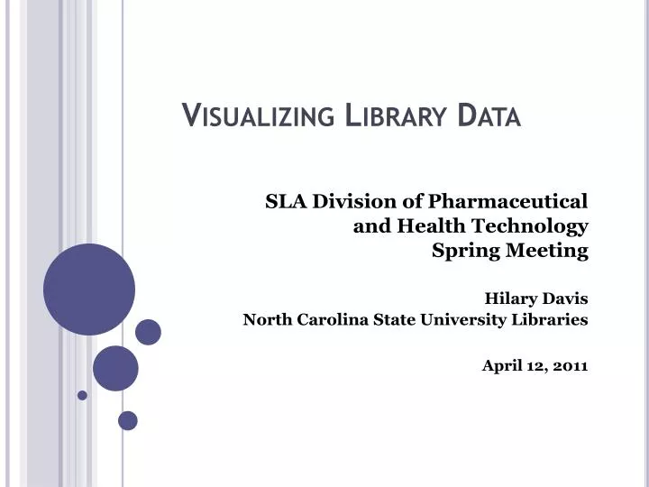 visualizing library data