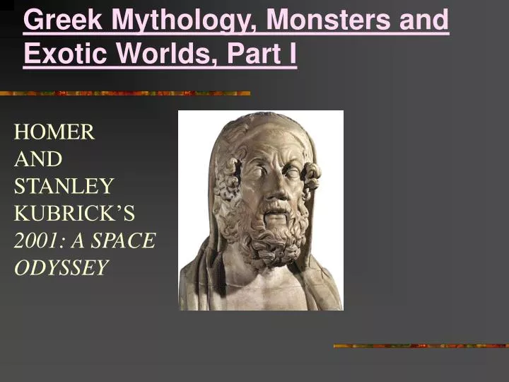 greek mythology monsters and exotic worlds part i