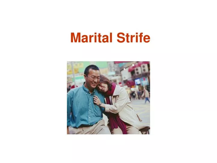 marital strife