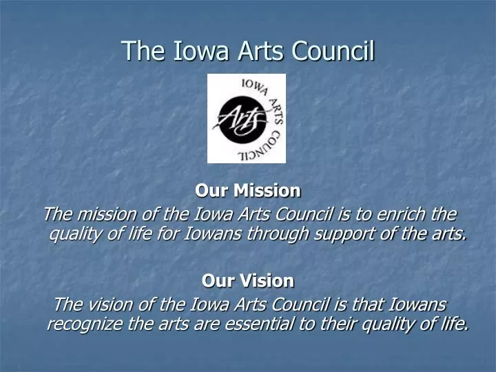 the iowa arts council
