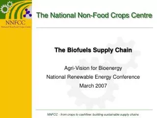 The National Non-Food Crops Centre