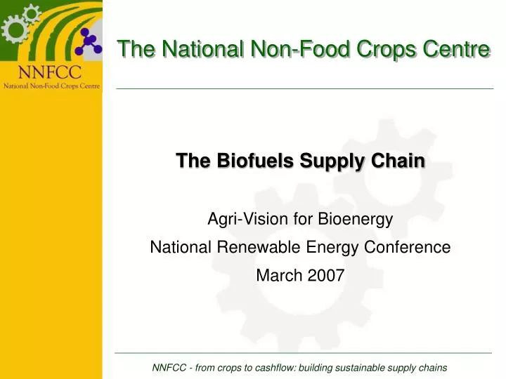 the national non food crops centre