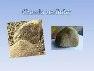 Chemia zeolitów