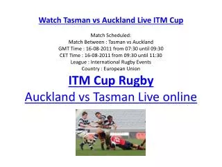 tasman vs auckland live stream itm cup