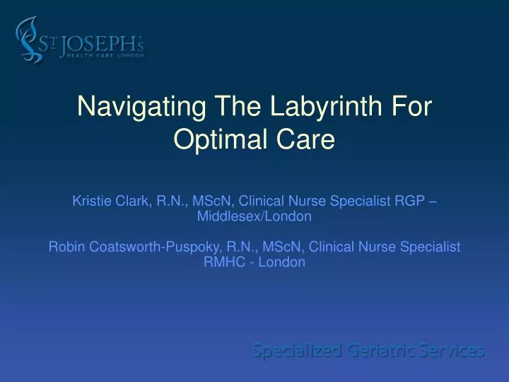 navigating the labyrinth for optimal care