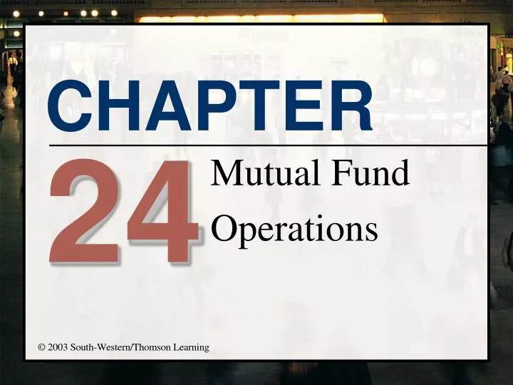 mutual fund operations
