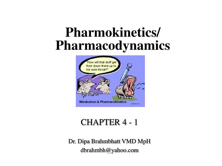 pharmokinetics pharmacodynamics