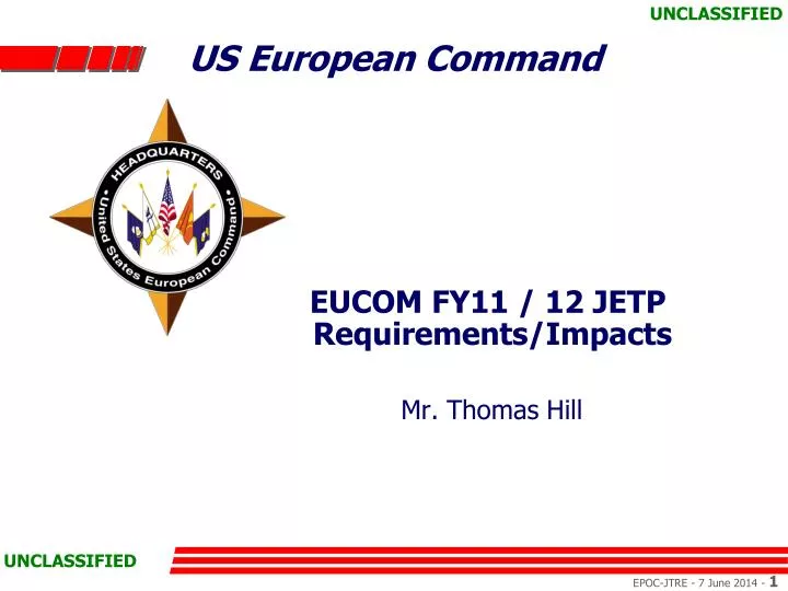 eucom fy11 12 jetp requirements impacts