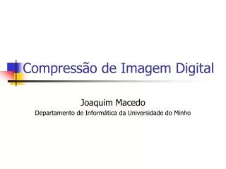 compress o de imagem digital