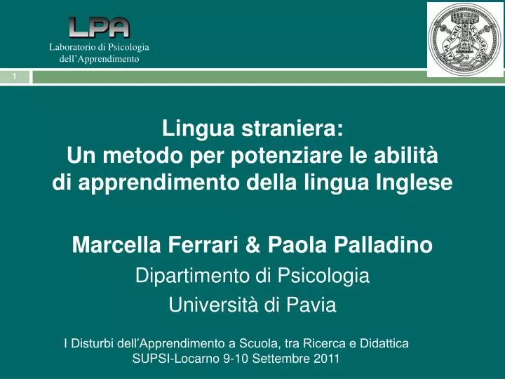 lingua straniera un metodo per potenziare le abilit di apprendimento della lingua inglese