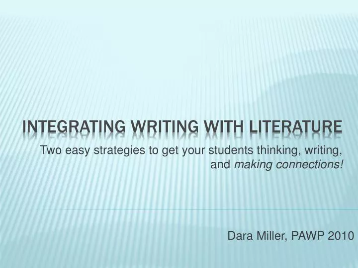 two easy s trategies to get your students thinking writing and making connections