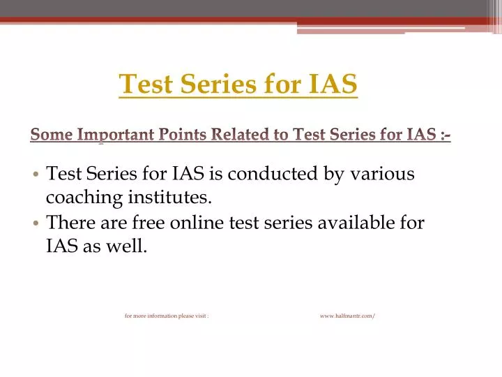 test series for ias