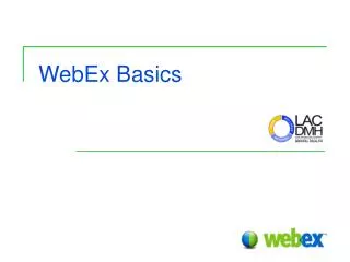 WebEx Basics