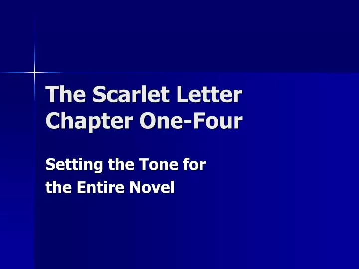 the scarlet letter chapter one four