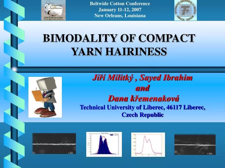 bimodality of compact yarn hairiness