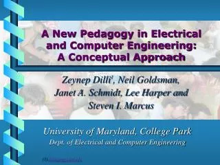 A New Pedagogy in Electrical and Computer Engineering: A Conceptual Approach