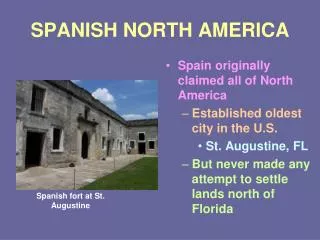 SPANISH NORTH AMERICA