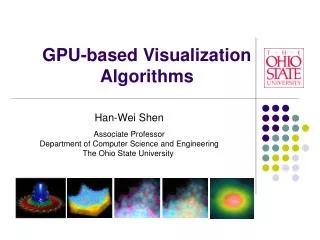 GPU-based Visualization Algorithms