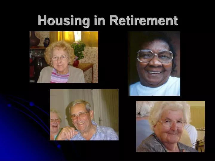 housing in retirement
