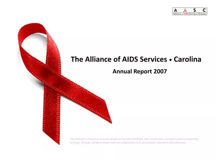 the alliance of aids services carolina