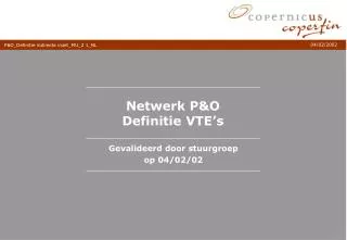 netwerk p o definitie vte s
