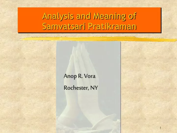 analysis and meaning of samvatsari pratikraman