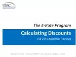 The E-Rate Program - slide 1