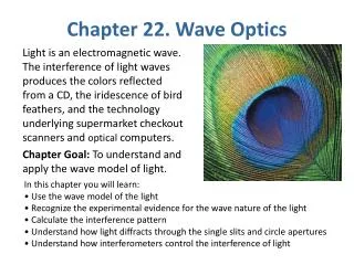 Chapter 22. Wave Optics