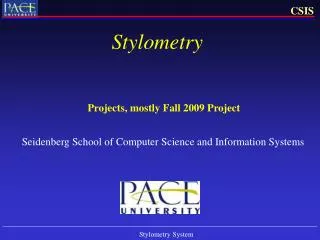 Stylometry