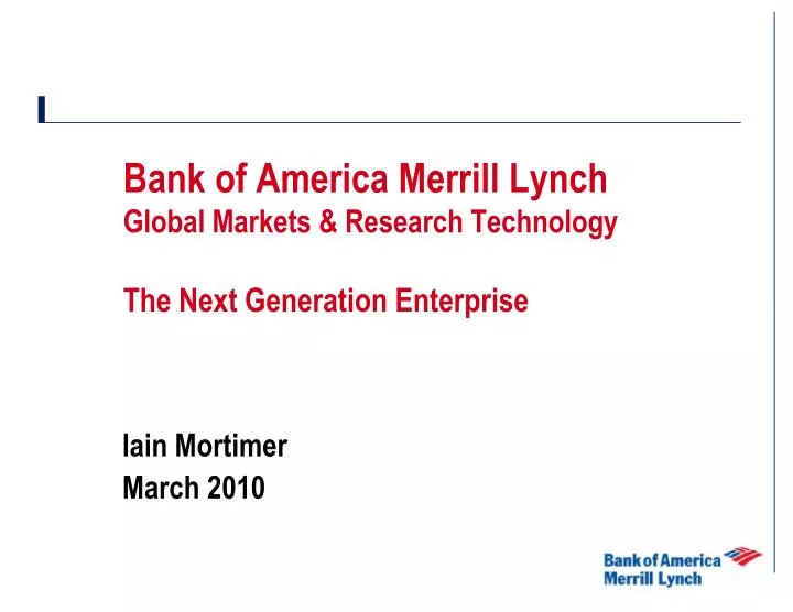 bank of america merrill lynch global markets research technology the next generation enterprise