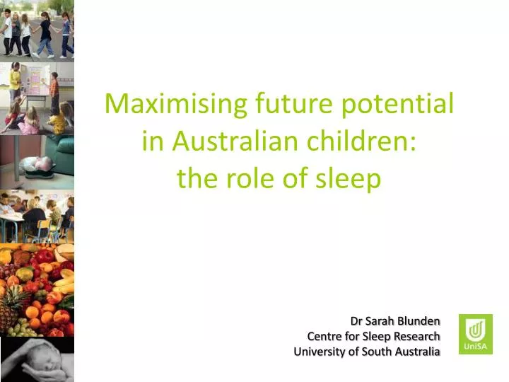 maximising future potential in australian children the role of sleep