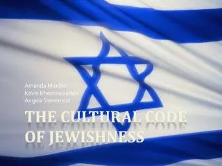 The Cultural Code of Jewishness