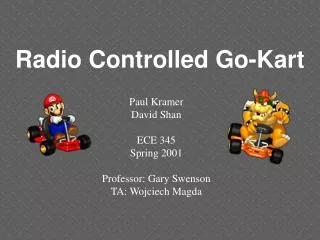 Radio Controlled Go-Kart