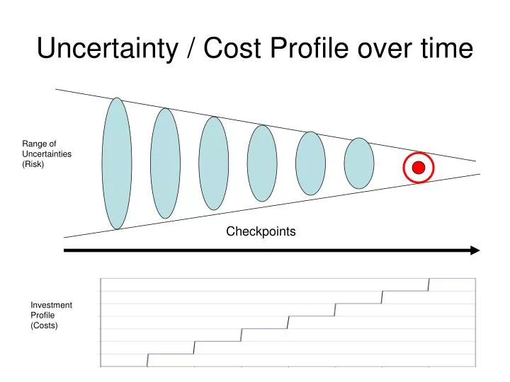 uncertainty cost profile over time