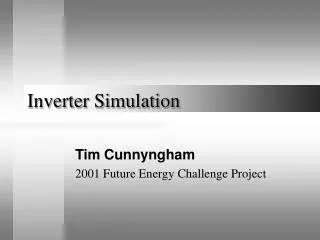 Inverter Simulation