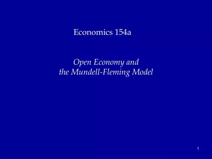 economics 154a