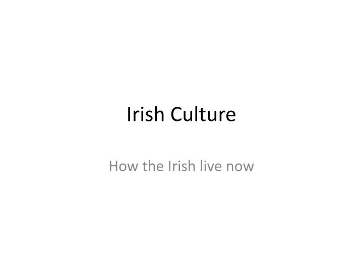 irish culture